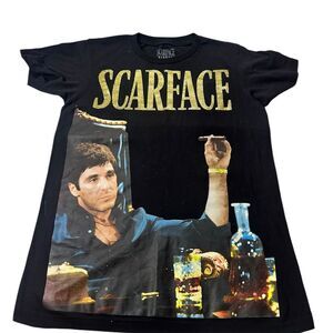 Reason Scarface Tony Montana Men's Black Graphic T-Shirt Size‎ S